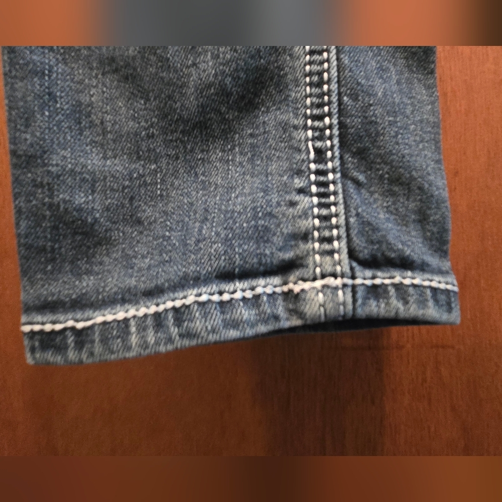 Mossimo Supply Co. Junior Skinny Jeans Dark Blue Sz7 - Picture 5 of 8